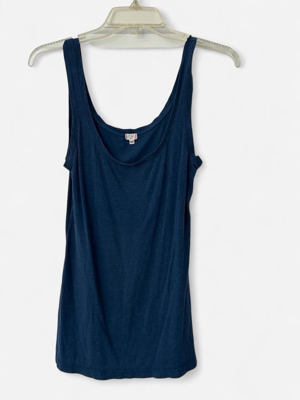 Classic Navy Scoop Neck Tank Top